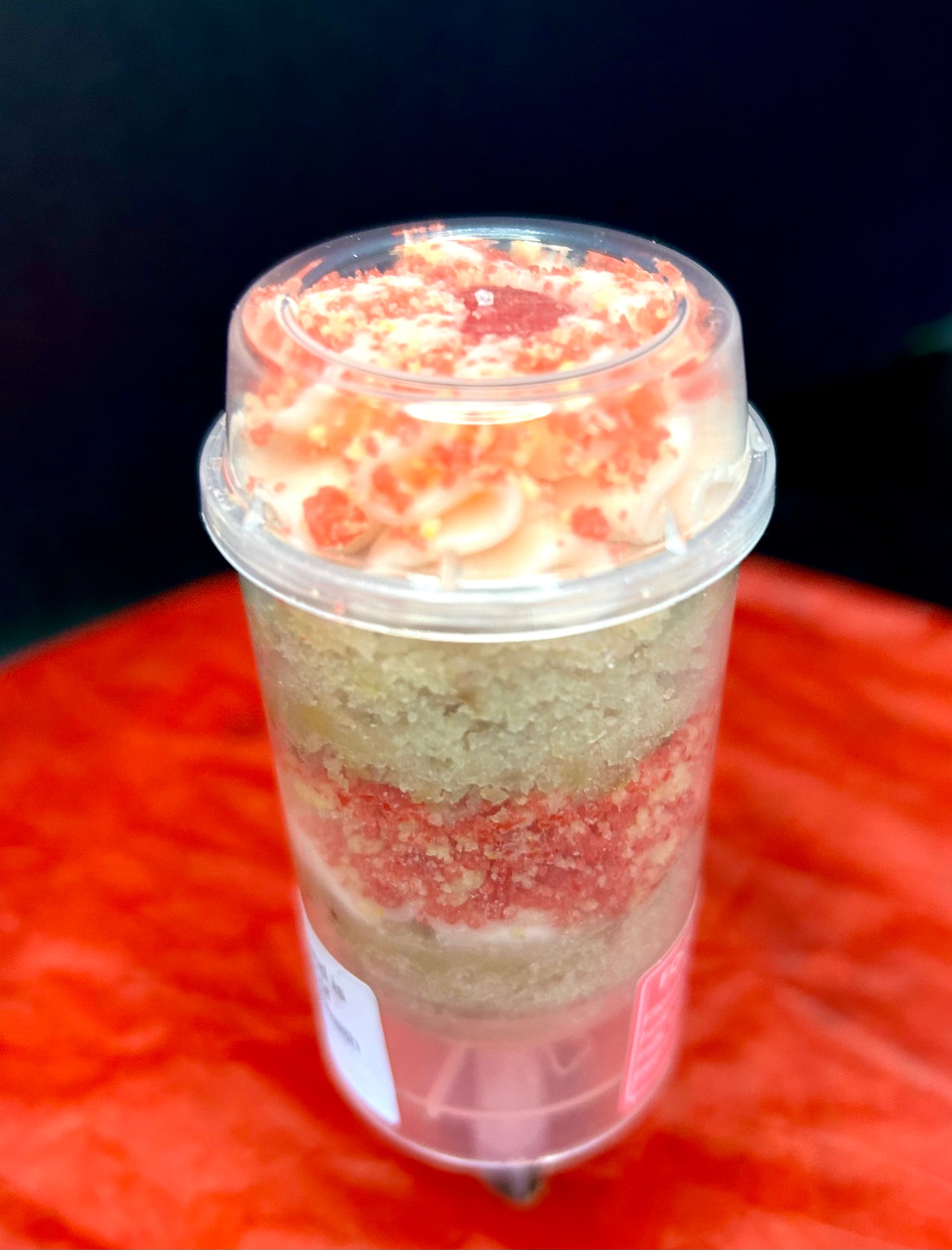 Strawberry Crumble Cake Push Up Pop