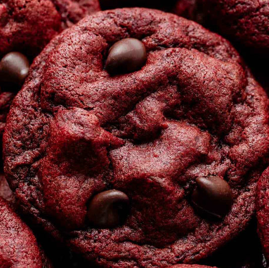 Red velvet Pecan Cookie