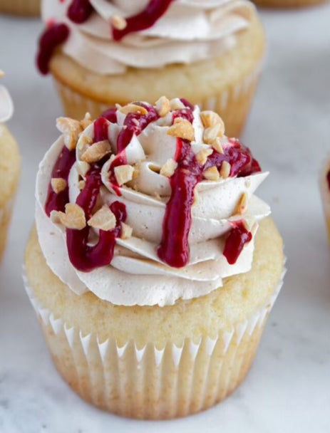 Peanut Butter and Jelly Cupcake