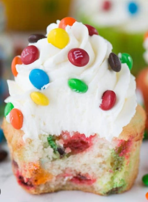 M&M Cupcake