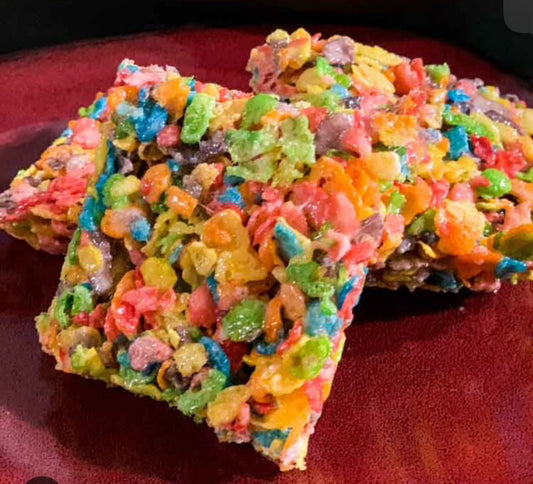Fruity Pebble Krispy Treats